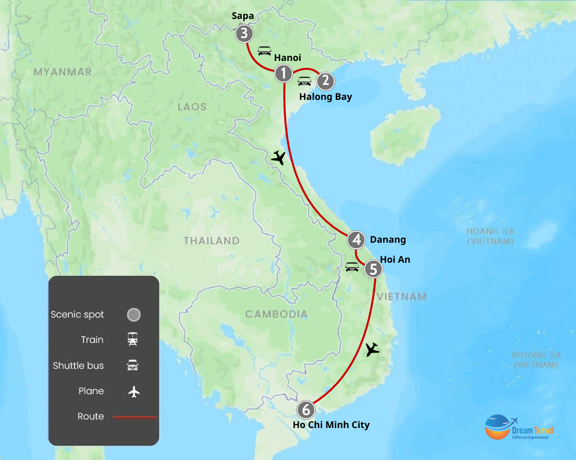 Highlights of Vietnam from North to South 9 Days