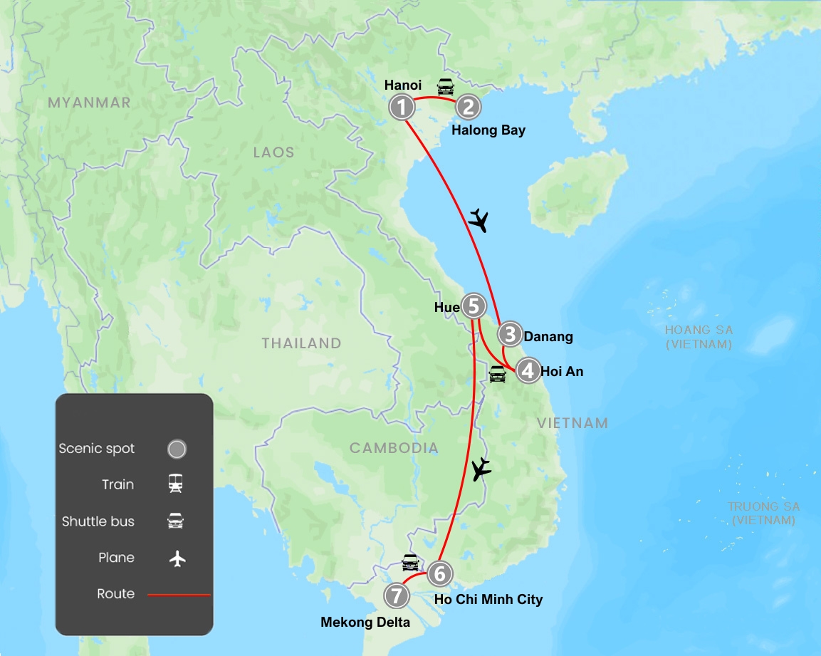 A Glimpse Of Vietnam Tour 7 Days